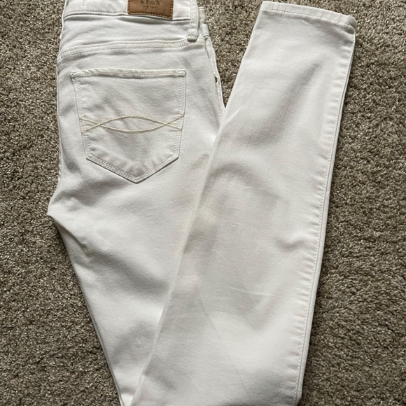 Abercrombie & Fitch Women's Jogging Size 26x29 White - Picture 8 of 8